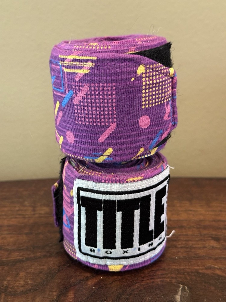Title boxing Mexican Wrap 180” Retro 90s Print