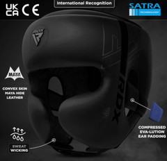 Boxing Headgear by RDX, Boxing Head Guard, Martial Arts Protection, MMA Headgear