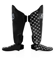 Fairtex Kickboxing Shin Guards with Articulated Padding for Superior Protection