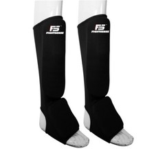 FIGHTSENSE Shin Instep Protectors,Leg Pads,Guards Pads Boxing, MMA, Muay Thai