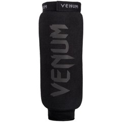 Venum Kontact Premium Slip-On Shin Only Guards – Black/Black