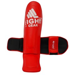 Muka P.U Leather Shin Instep Guard Muay Thai Kickboxing Shin Protection Pads