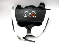 Rival Boxing RHG30 Mexican Training Headgear – Black & White – Medium – Nw/Other