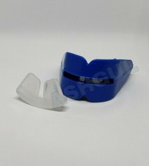 Double Mouth Guard Gum Shield Teeth Protector Boil Bit Football, Boxing, Rugby
