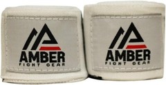 Amber Semi Elastic Professional 180″ Hand Wraps with Hook and Loop Closure