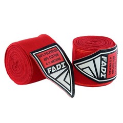 Fadi Sports Red 180″ 120″ Boxing Hand Wraps Elastic MMA Muay Thai Wrist Support