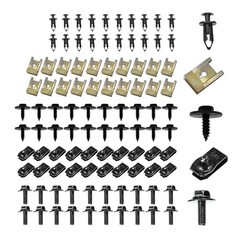 100PCS Car Screws and Bolts, Car Body Fender Screws, Plastic Engine Undertray