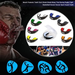 Gum shield mouth guard Boil bite rugby boxing baseball hockey karate sports US