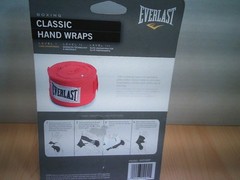 Everlast® Red CLASSIC HAND WRAPS for Boxing & MMA Training 108″ Poly-Cotton -NIP
