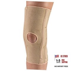 Knee Support, Pressure Pads, Knit Elastic 3X-Large