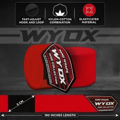 Durable 4.5m Gel Boxing Hand Wraps for Maximum Support in Kickboxing & BJJ