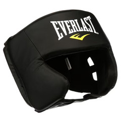 Everlast EverFresh Boxing Headgear Black Sparring Gear MMA Martial Arts