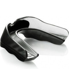 Shock Doctor Mouth Guard, Custom Fit Football Youth – STRAPLESS, Black