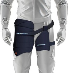 Moonwalkr Thigh Guard 2.0 Cricket Blue (Size- XL)