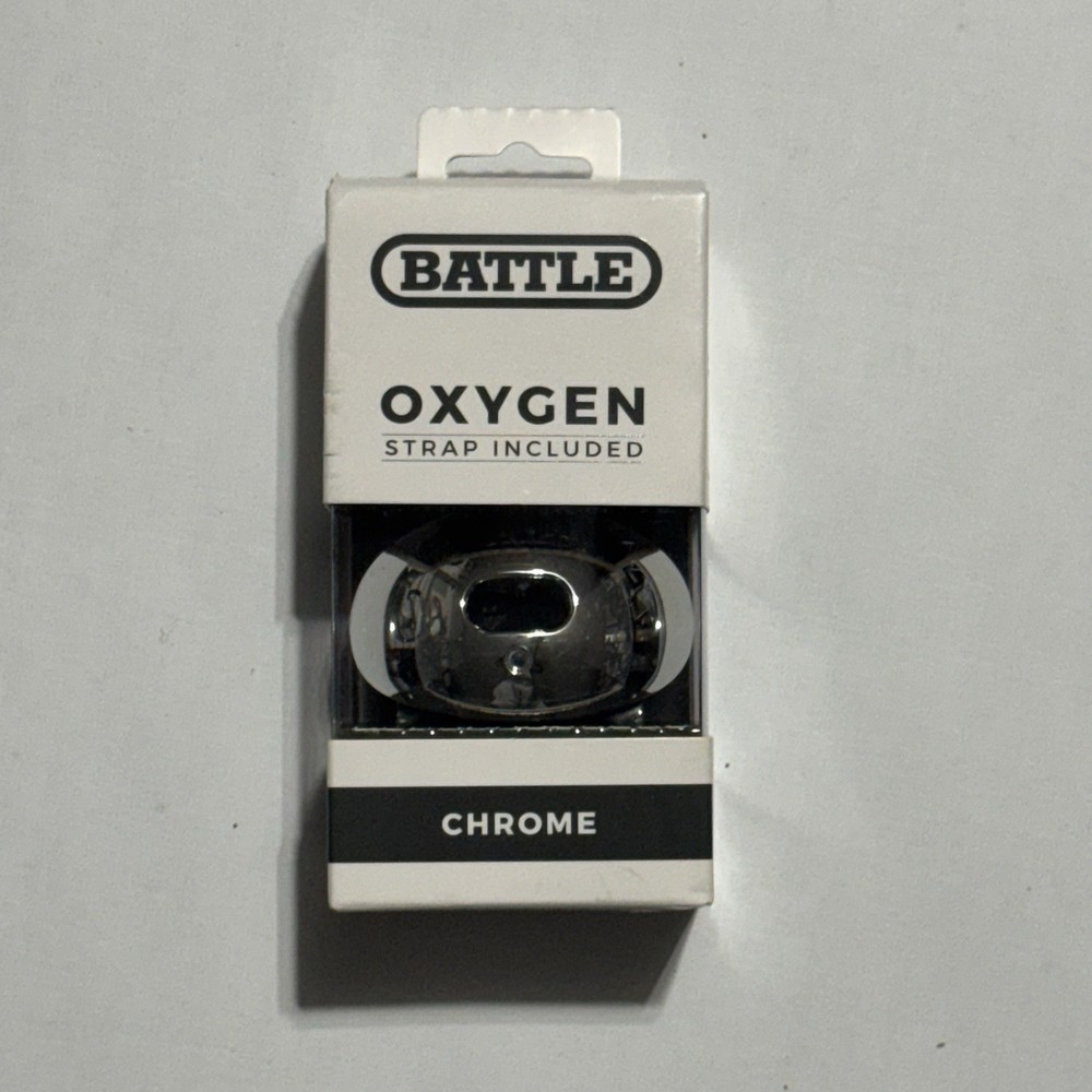Battle Oxygen Mouthguard Limited Edition Chrome Teeth NEW