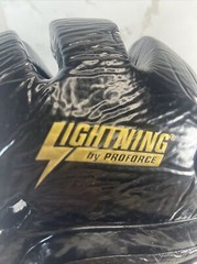 ProForce Lightning Sparring Headgear, Black XL Youth (Stock No 8191105)