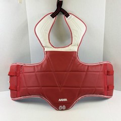 AAMA Solid Reversible Olympic Style Taekwondo Chest Guard Protector Size #0-B2