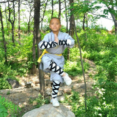 Shaolin中国 Kung fu Monk Training Hand Arm Leg Ankle Wraps Wristband Leggings Suit
