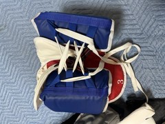 World Class Martial Arts Chest Guard Size 3 Blue White Red