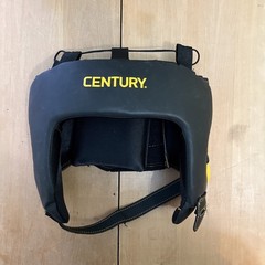 Century Brave Open Face Headgear SIZE Small Medium S/M Black Yellow