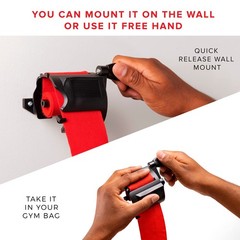 Prachwork Portable Hand Wrap Roller v2.0 & Laundry Mesh Bag for Boxing, MMA,…