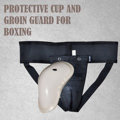 FADI MMA Groin Guard Cup Protector Boxing Muay Thai Kids Adults Protective Gear