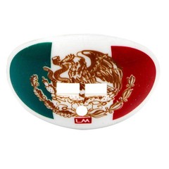 LOUDMOUTHGUARDS Football Mouth Guard – Pacifier Lip Protector Flag of Mexico
