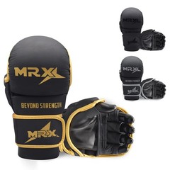 MRX MMA Professional Protective Grappling Gloves 7oz Muay Thai Training Kickb…
