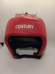 Century Brave Open-Faced Headgear Advanced Foam Core RED S/M NWT