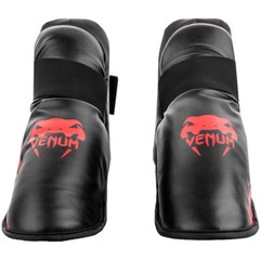 Venum Challenger Lightweight Slip-On Hook and Loop Foot Gear – Black/Red