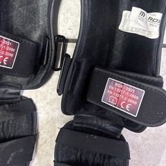 RDX SGR T1 MMA Giant Inside Shin Instep Guards Black SIZE 152-170cm MEDIUM