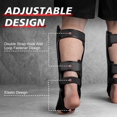 Kickboxing Shin Guards Muay Thai Shin Pads with 16 OZ Boxing Gloves, Adjustab…
