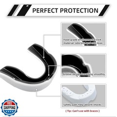 5 Pack Kids Youth Mouth Guard for Sports, Boys Girls Mouth Guard with Case, C