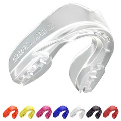 SAFEJAWZ Mouth Guard, Slim Fit Mouthguard for Adults Adult (12+ Years), Clear