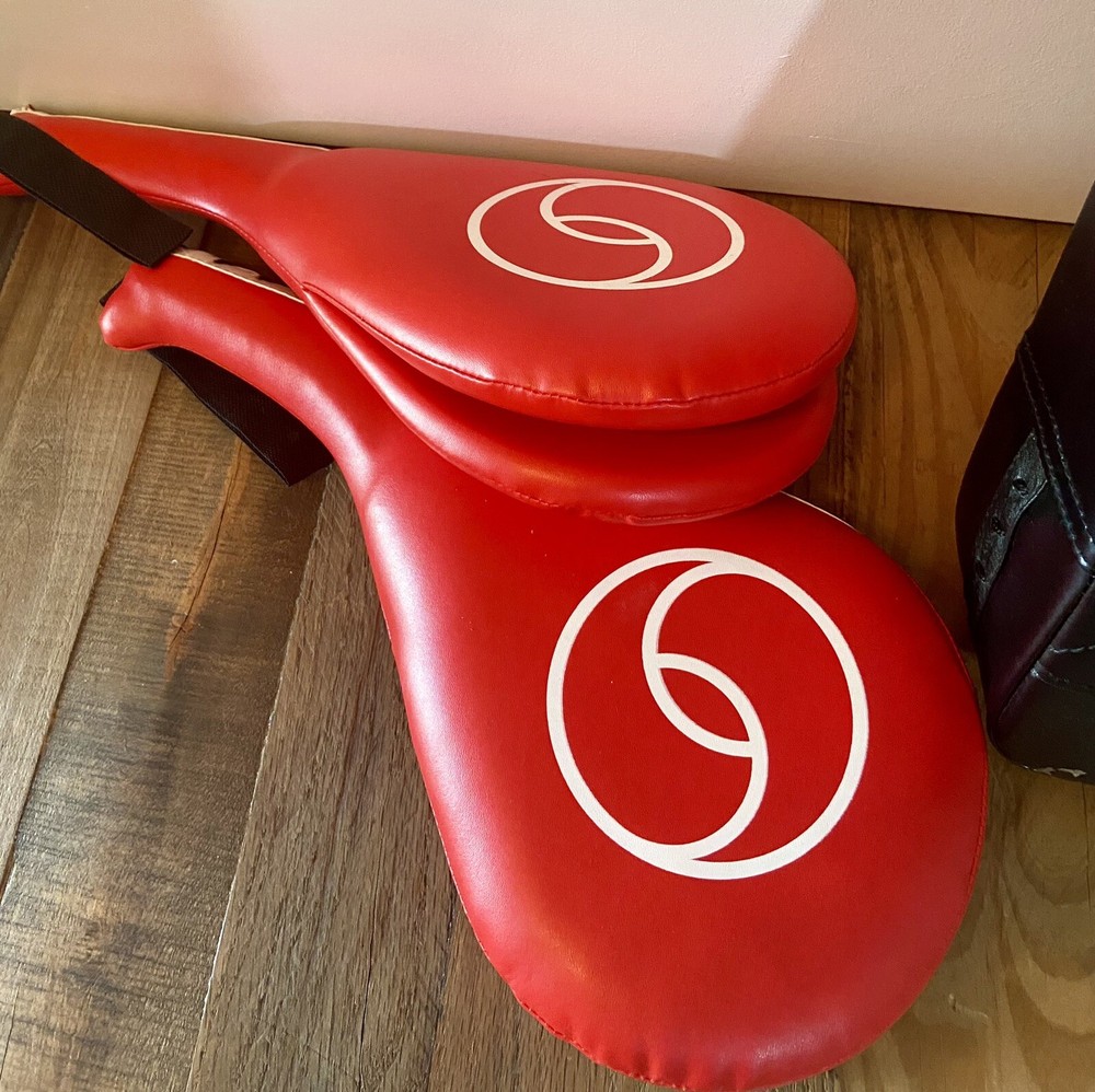 Taekwondo Kick Boxing Karate Paddles PU Leather Muay Thai MMA Martial Art