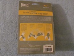Everlast Advanced Red COTTON HAND WRAPS; Ta: 108; New, Never Used!