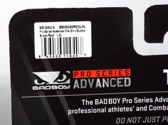 Brand New BADBOY THAI SHIN GUARDS – Pro Series Advanced – Red/Black – Size LXL