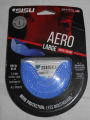 SISU Large NextGen Aero Guard 2.0mm Adult Mouthguard NEW SEALED Blue
