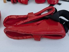 Macho Martial Arts Sparring Gear w/ Head Gear, Gloves & Foot Gear And Shin Gear