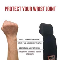 Amber Ultimate Fist & Forearm Protector: Elite Defense for Martial Arts & Fitnes