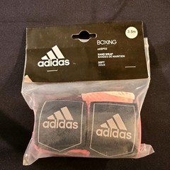 Adidas Boxing Hand Wraps Soft Bandage Pink Unisex 3.5m MMA Kickboxing Combat