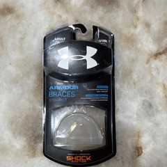 Under Armour Armour Braces Strapped Mouth Guard Adult Clear Unisex UA1346370-011