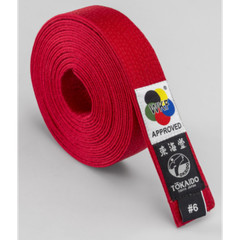 Tokaido Karate Martial Arts, WKF Approved Red Belt