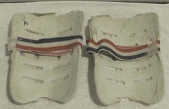 Plastic shin Guards for Deadlifting or MMA (or soccer players) Used