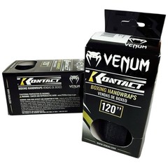 Venum Black White Kontact Boxing Handwraps 120″ MMA UFC Lot Of 2 4 Wraps Total