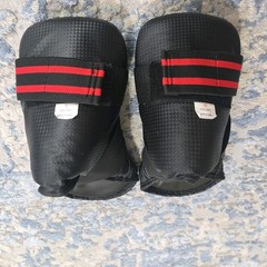 ATA Taekwondo Martial Arts Sparring Foot Pads Gear Black