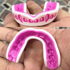 Oral Mart White/Pink Youth Vampire Fangs (Age 12 & Below), Pinky