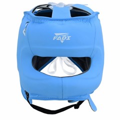FADI Sports Boxing Head Gear Full Face Leather Sparring Headgear New