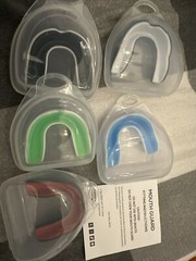 Pack Of 5 Sports Mouth Guards For Youth & Adults Above Age 10