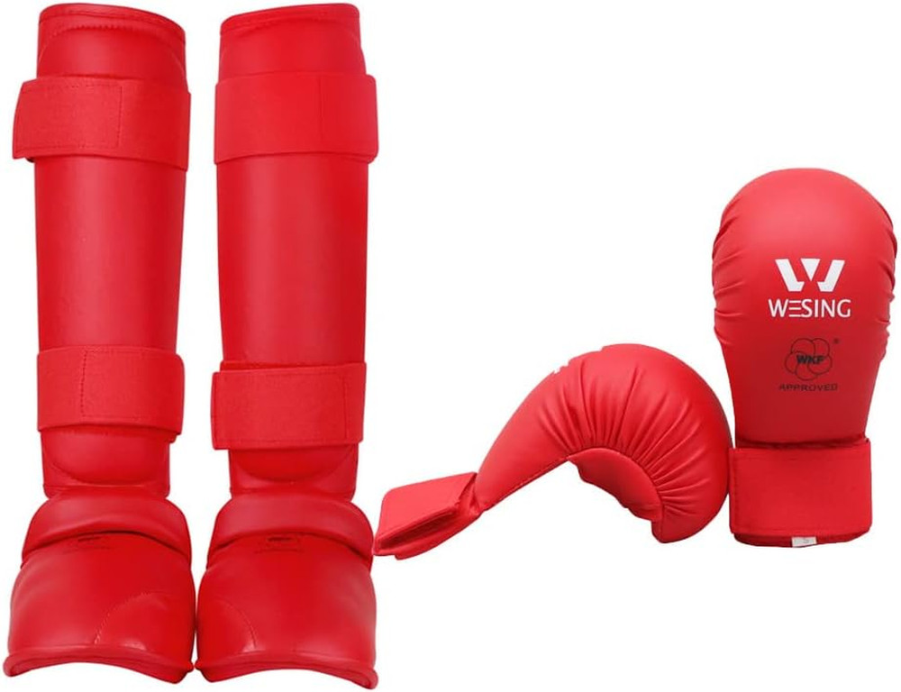 WKF Approved Karate Shin & Instep Guards – Ultimate Protection Gloves